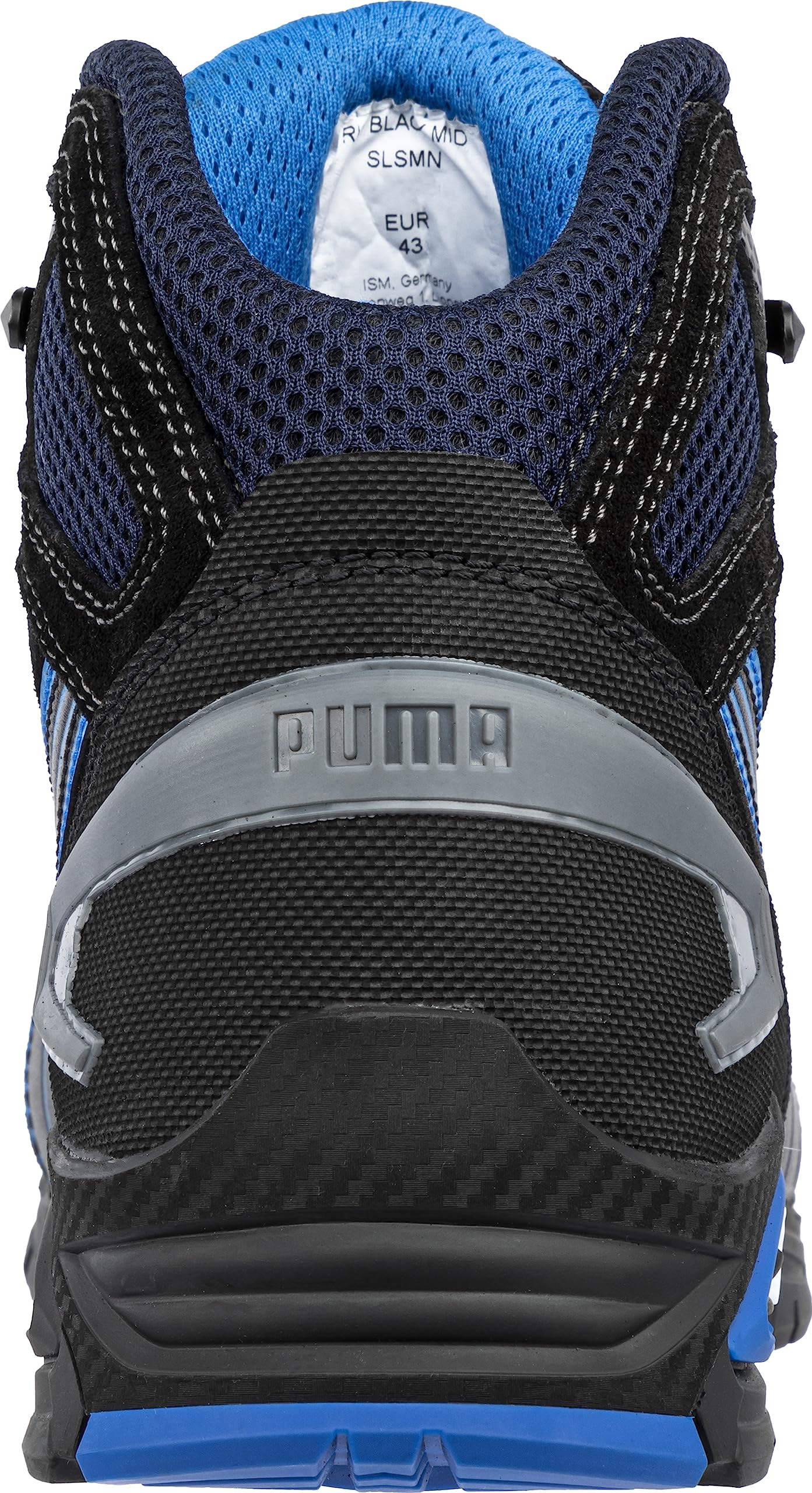 Puma Safety Rio - Zapatos de Trabajo para Hombre, Color Negro, S3 SRC, Puntera de Aluminio, antipinchazos, Antideslizantes, para Hombre, Black, 10