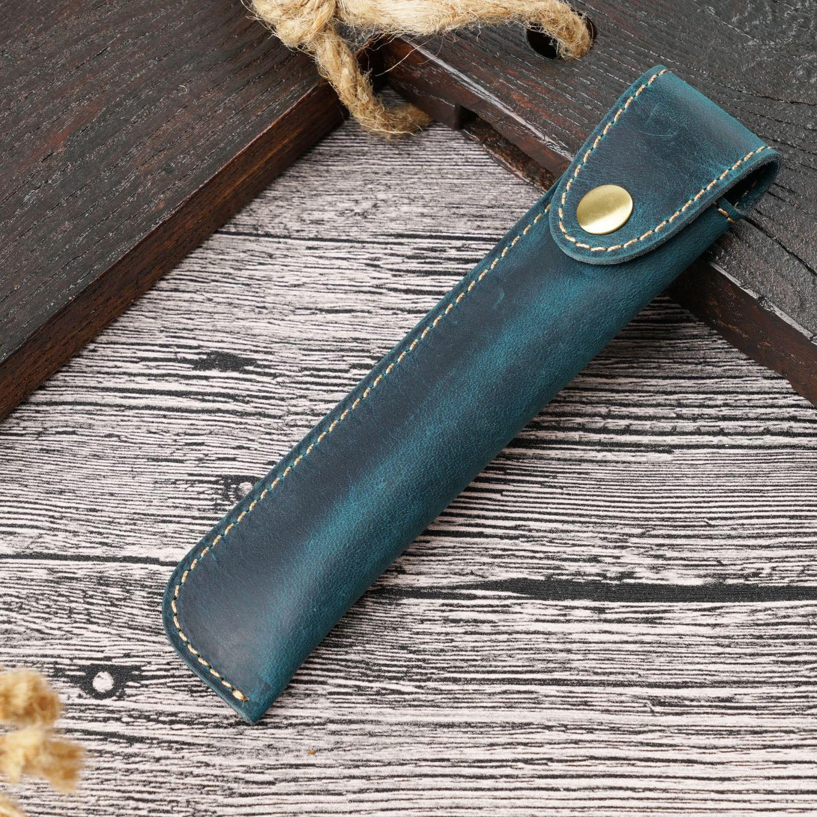 Leder Stifteetui Für Einen Stift – Vintage Schutzhülle Für Füllfederhalter & Mehr