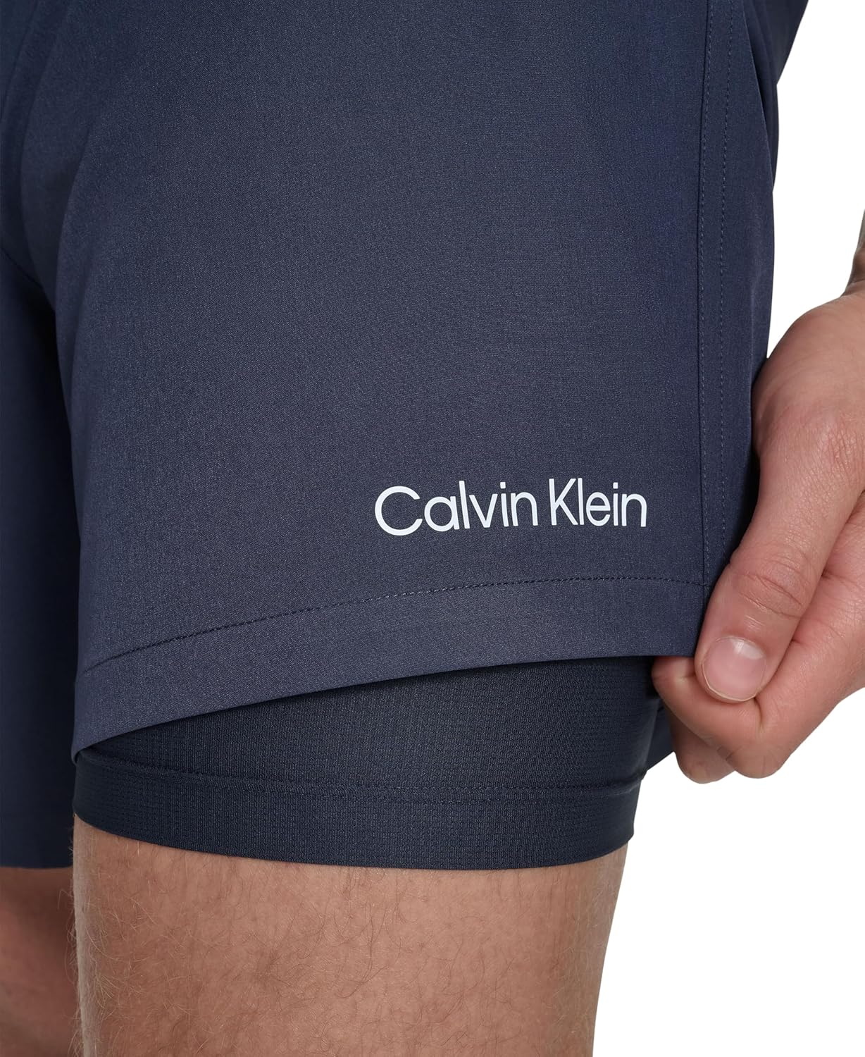 Calvin Klein Men's Volley Quick Dry Stretch Swim Trunk