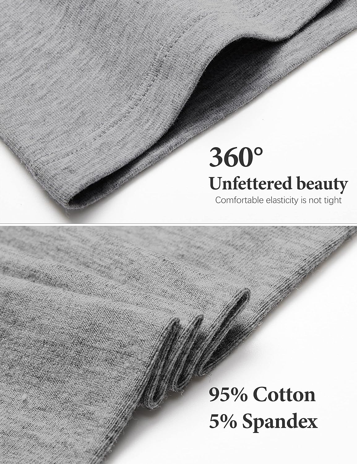 POKARLA 4 Pack Women's Cotton Underwear Boxer Shorts Anti Chafing Bike Shorts Boyshorts Panties Regular & Plus Size - Image 4