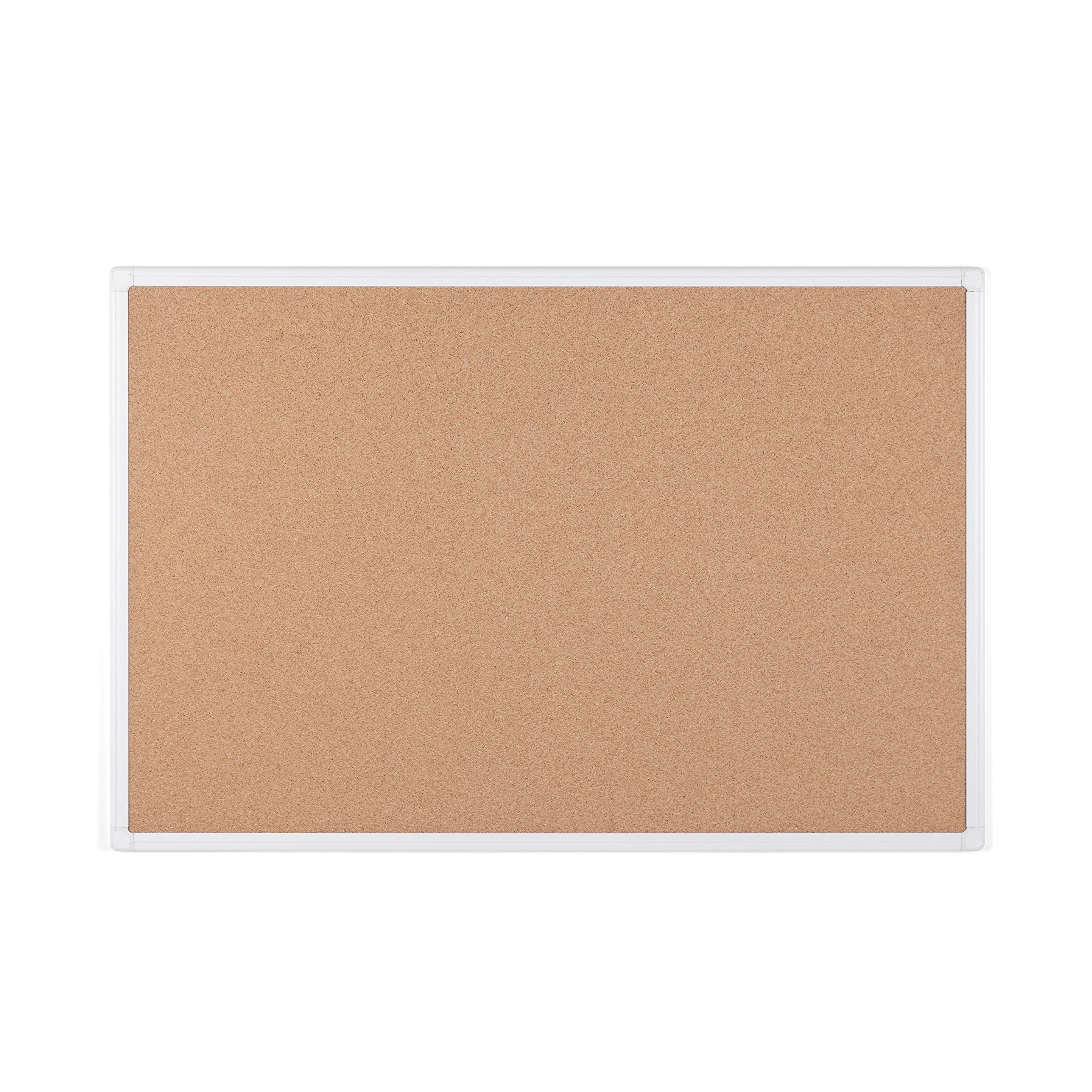 Bi-Office White Maya Anti-Microbial Cork Board