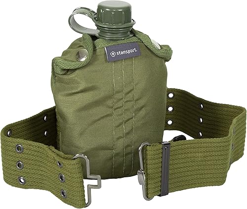 Stansport G.I. Style Canteen, Cover & Belt (336)