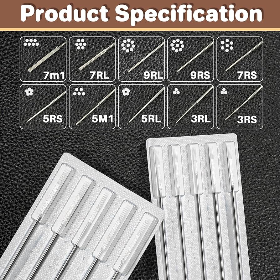 Amazon.co.jp: MAQIHAN タトゥー針 - 50本入り 使い捨てミックス