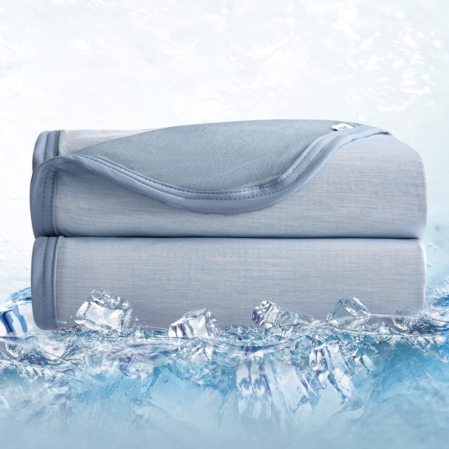 Bedsure Cooling Blankets for Hot Sleepers - Queen Size Cool Viscose from Bamboo Blanket for Bed, Lightweight Breathable Blanket Transfers Heat to Keep Cold on Warm Night, 90×90 inches : Everything Else