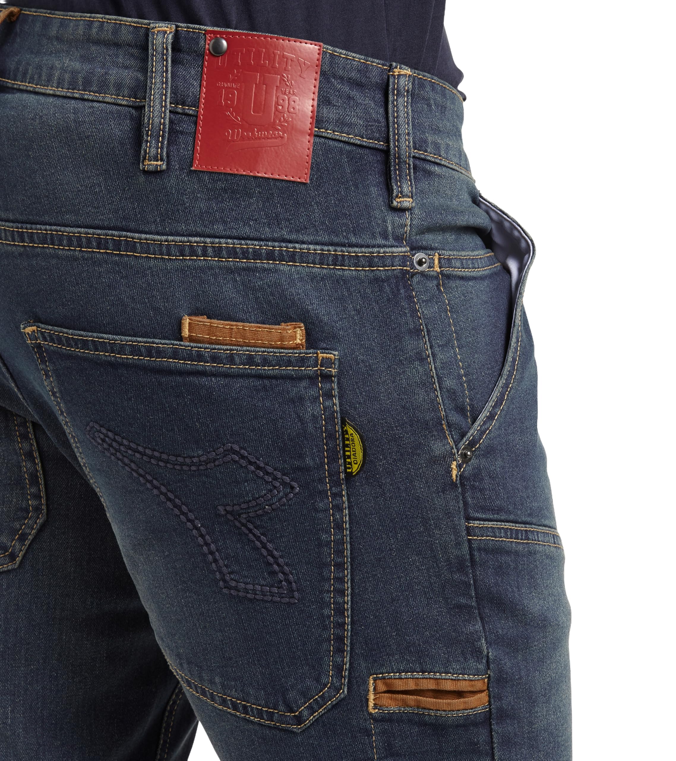 Diadora, Stone, Damen Freizeit- und Arbeitshose (Jeans)