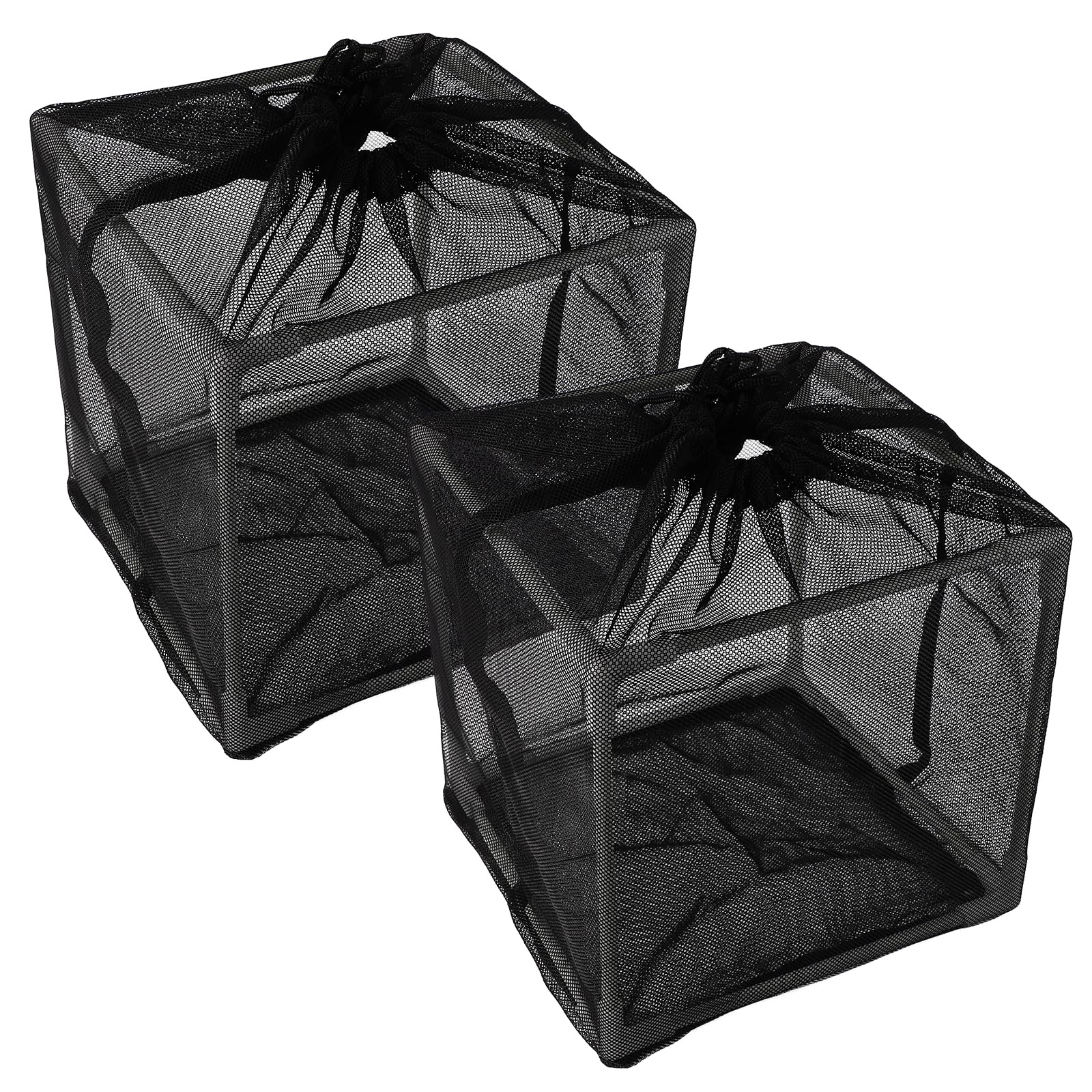 2uds Bolsa Filtro Piscina, 26cm Bolsa Bomba Estanque Cubierta Malla Bomba Agua Filtro Antiobstrucción Contenedor Cúbico Cesta para Estanques Peces Cascadas Al Aire Libre