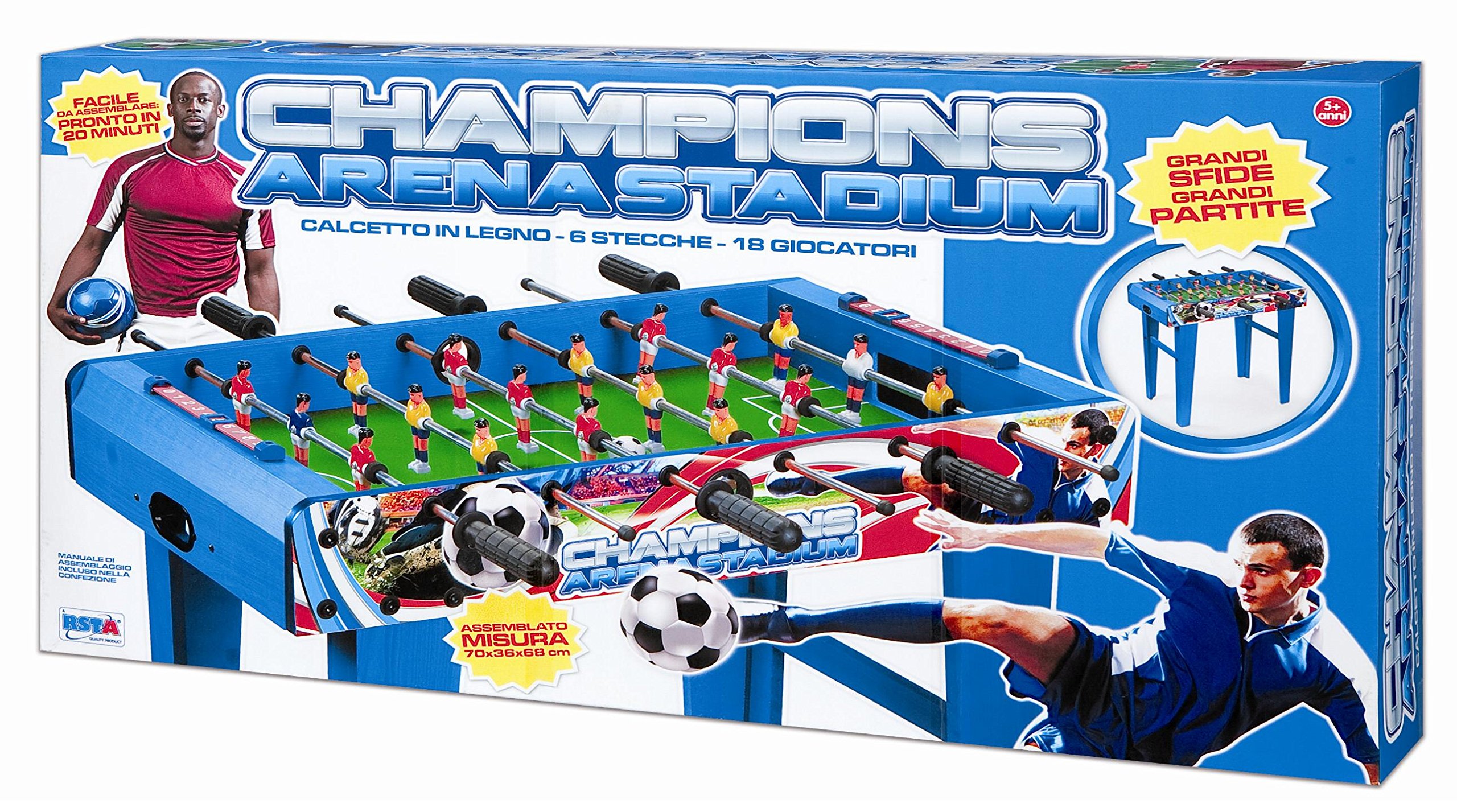 Rstoys 9081 - Gioco Calcetto in Legno con Gambe