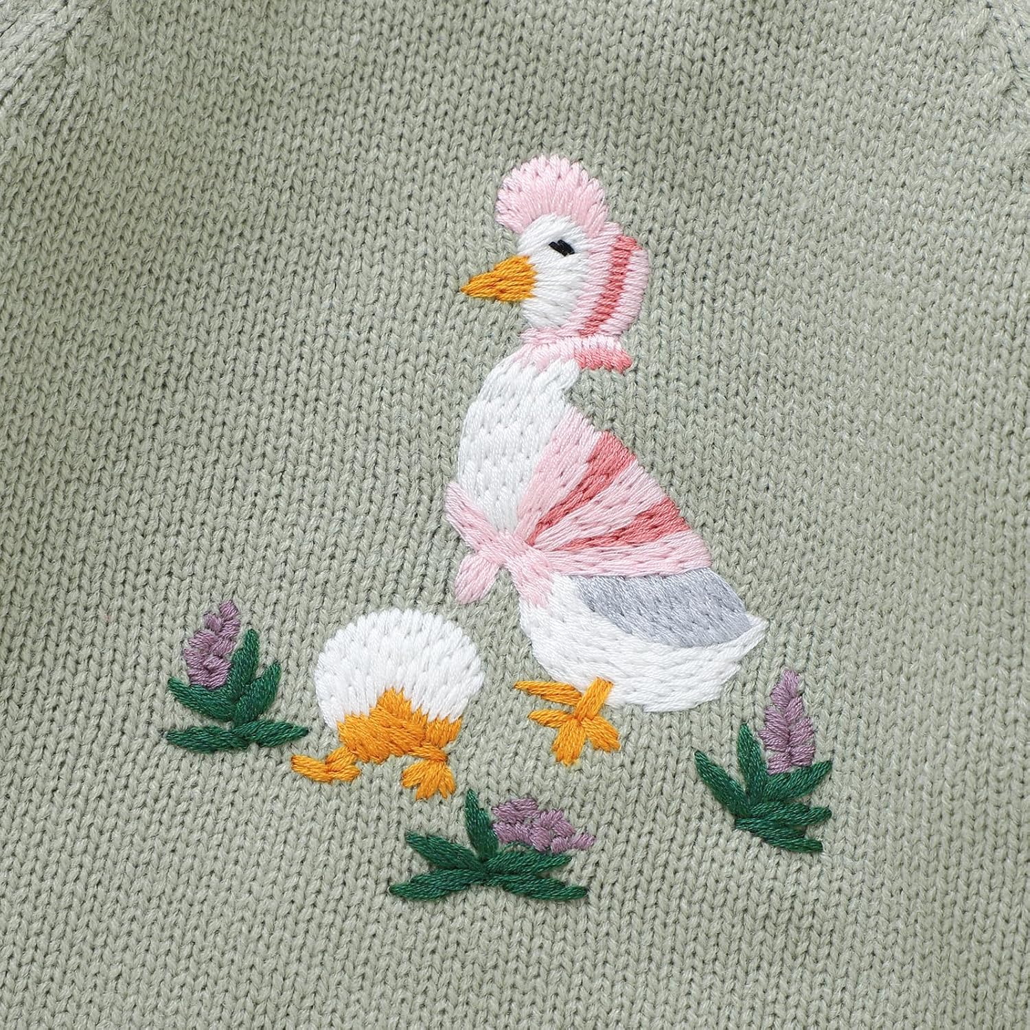 Neiwech Baby Knit Sweater Boys Girls Goose Pullover Sweatshirt Round Neck Long Sleeve Toddler Tops Warm Fall Winter Clothes - Image 6