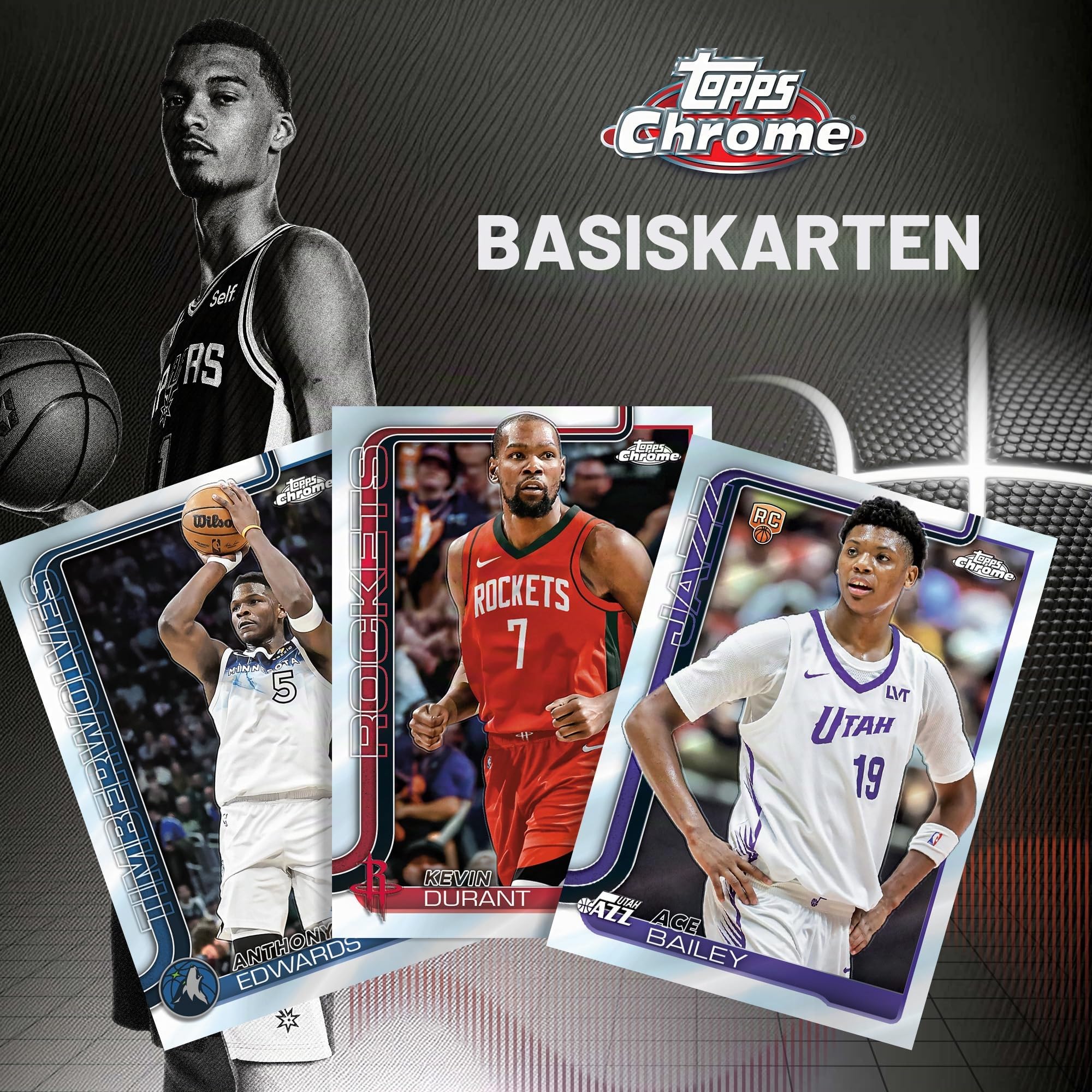 Topps 2025-26 Chrom-Basketball Vorteilsbox versiegelt