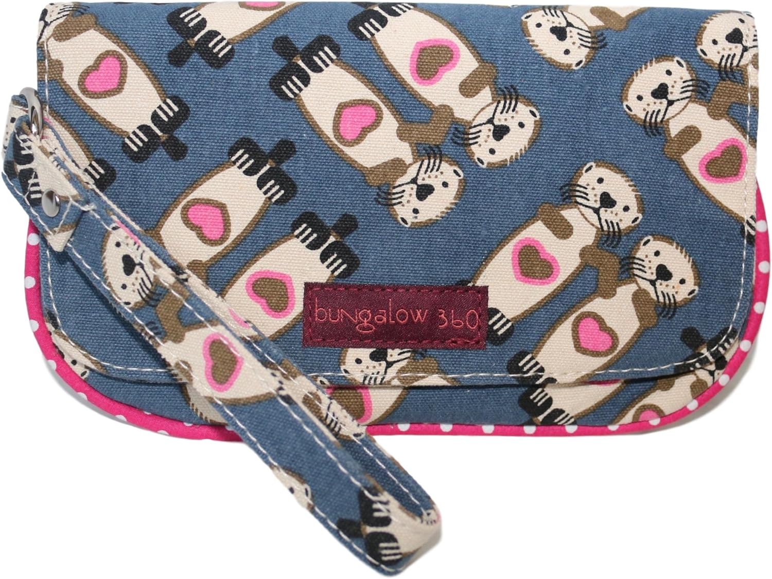 bungalow 360 Vegan Natural Canvas Wristlet