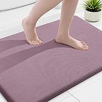 Vista 52 de Smiry Alfombra de Baño de Espuma Viscoelástica 47x24, Alfombras de Baño Extra Suaves y Absorbentes, Alfombra Antideslizante Lavable para Suelo, Gris