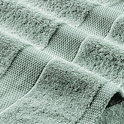 Miniatura 59 de Wealuxe - Toallas de baño blancas de 27 x 54 pulgadas, juego de toallas de algodón para baño, hotel, gimnasio, spa, suaves, extraabsorbentes