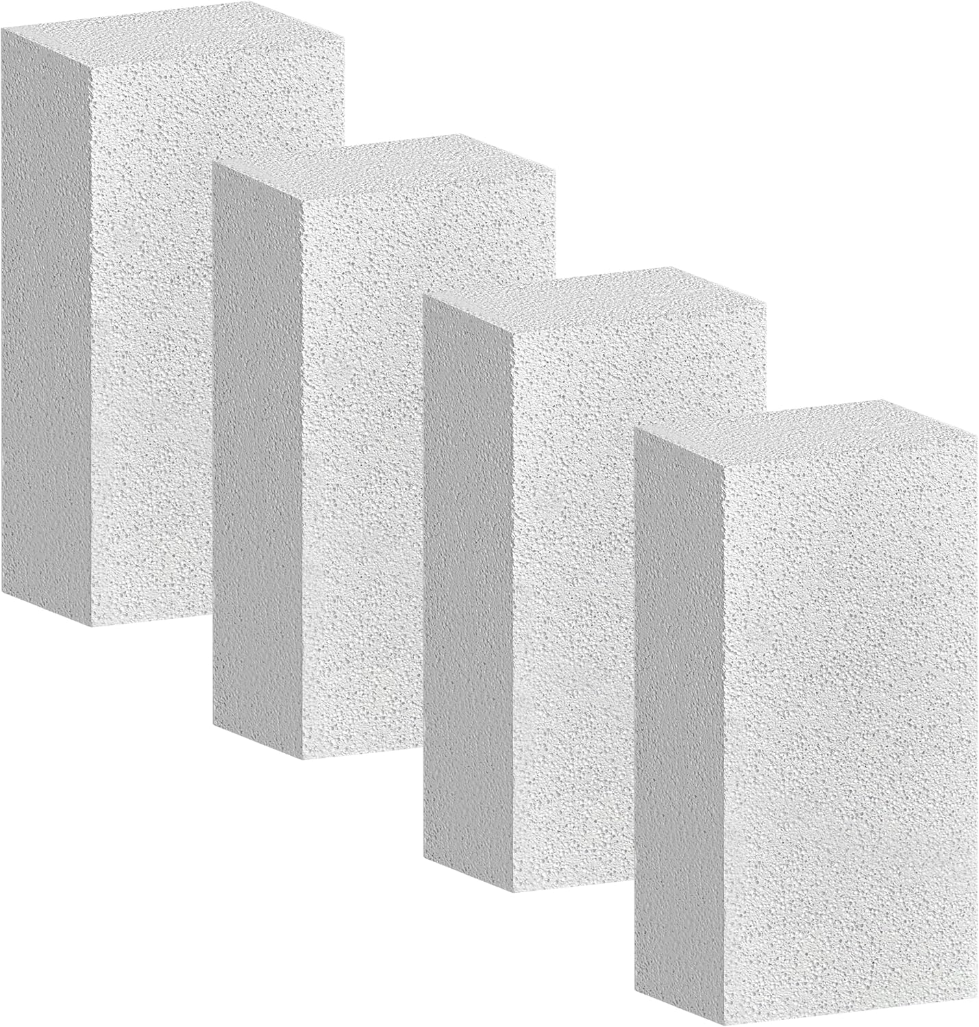 Fire Bricks, 9"x4.5"x2.5" Firebricks for Wood Stoves and Fireplaces, 2900°F High Temperature Resistant Light Weight Bricks for Kilns and Forging Ovens, 4 Pieces