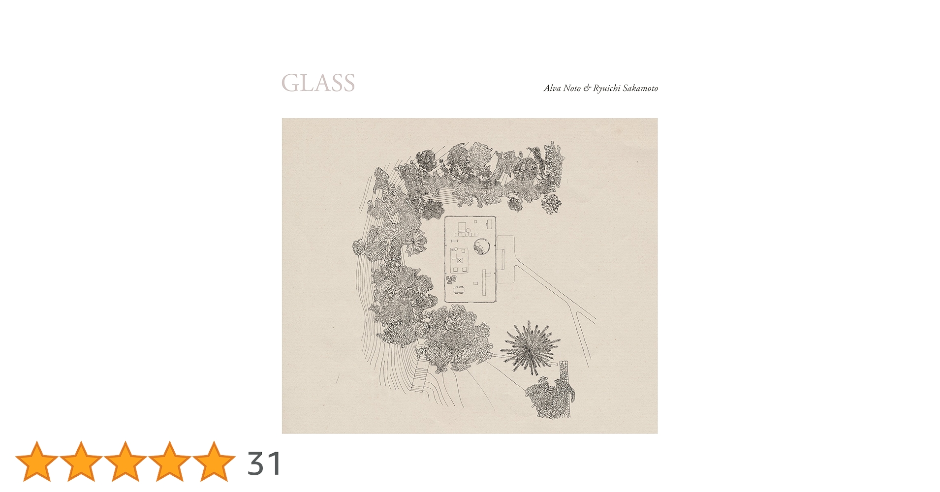 Alva Noto & Ryuichi Sakamoto Glass レコード Alva Noto & Ryuichi Sakamoto – Glass – Vinyl (Clear, LP