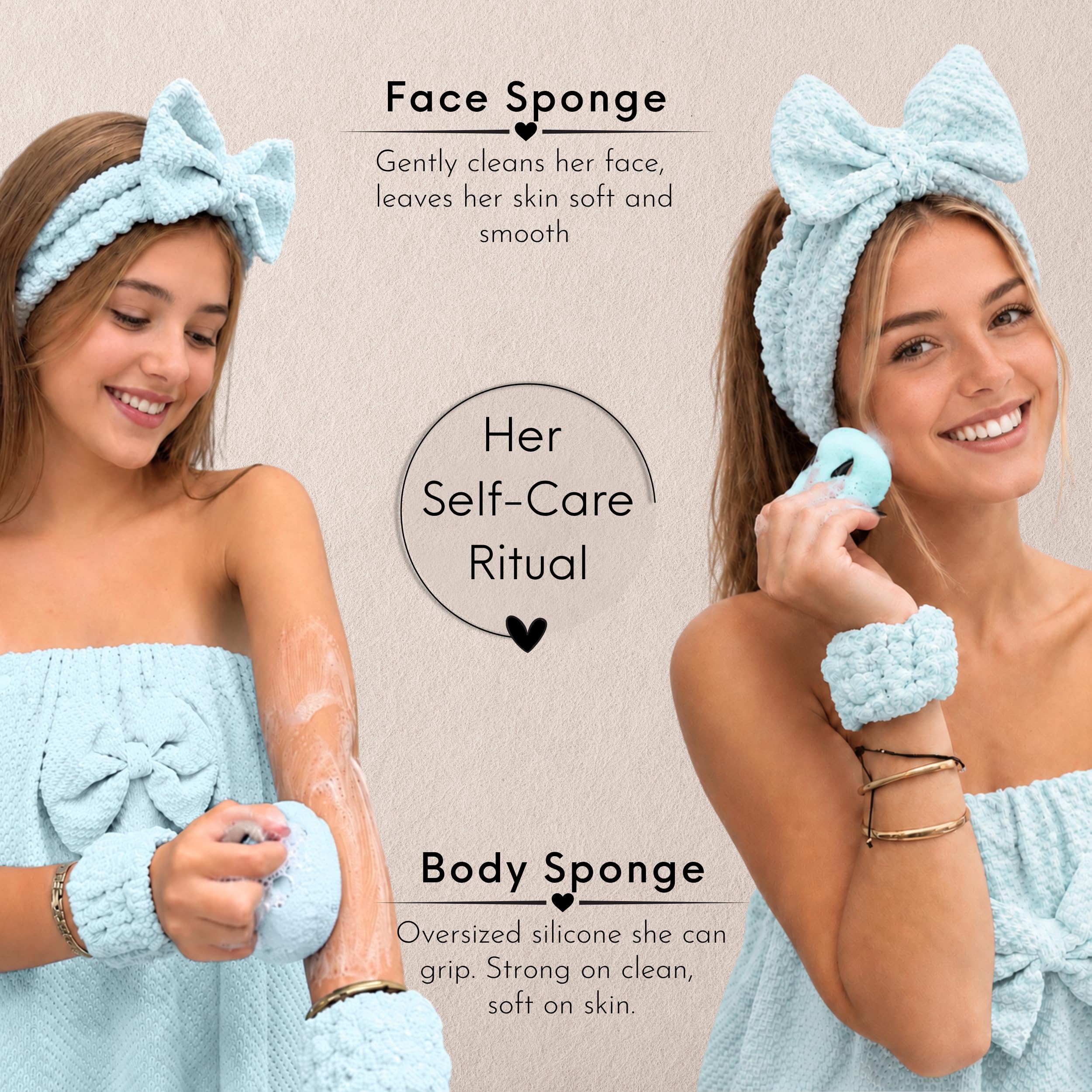 HAPPY LOLLI Self-Care Gift Set for Teen and College Girls