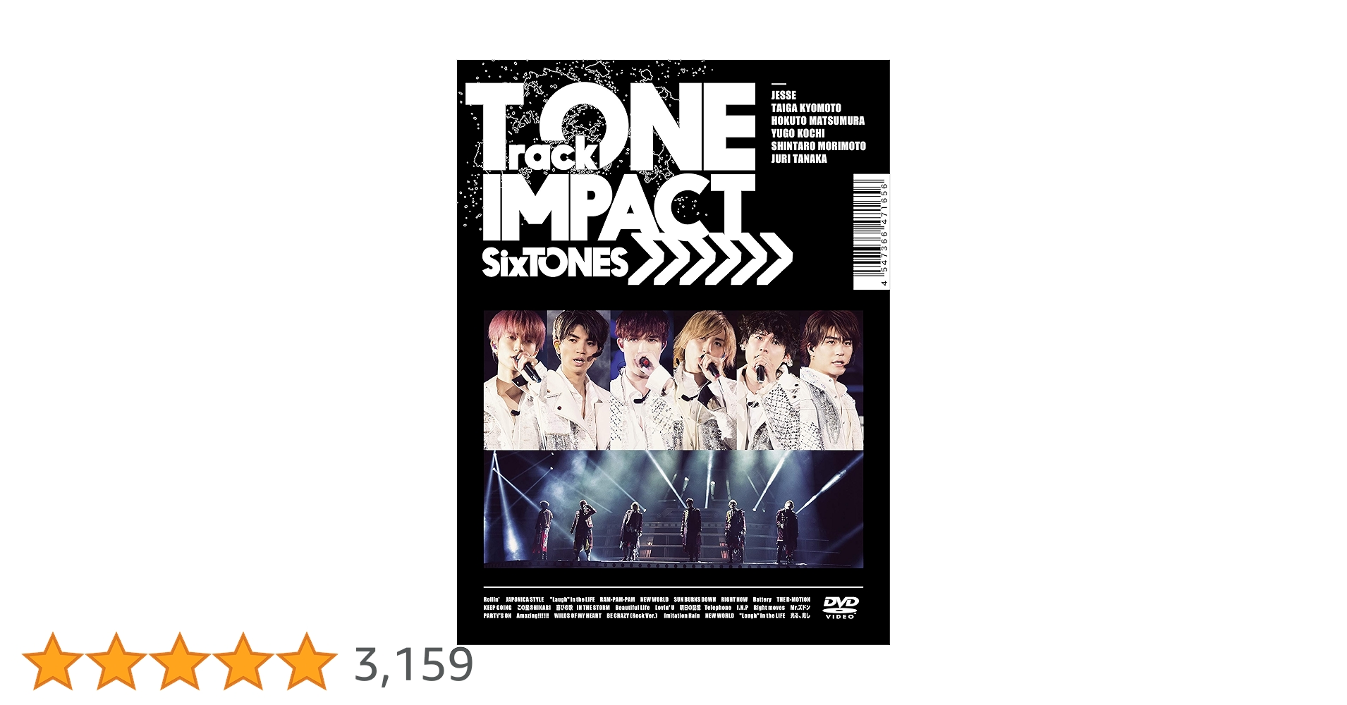 Amazon.co.jp: TrackONE -IMPACT-(初回盤)(DVD) : SixTONES: DVD