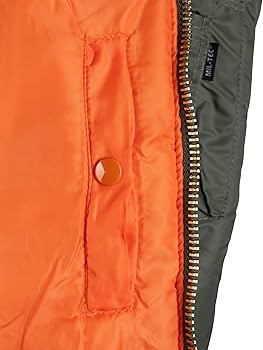 Amazon | USフライトジャケットMA-1スタイルオリーブグリーン陸軍