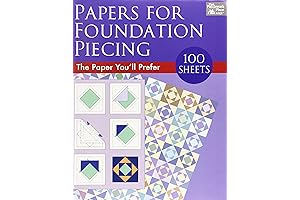 Carol Doak Foundation Paper for Quilting: Exceptional Blanks for Seamless Piecing