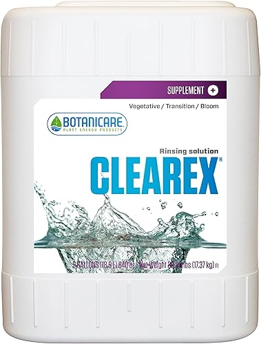 Miniatura 3 de Botanicare Clearex, Solución de enjuague para plantas hidropónicas y en maceta, 1 cuarto de galón.