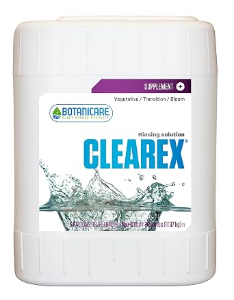 Botanicare CLEAREX Rinsing Solution, 5-Gallon