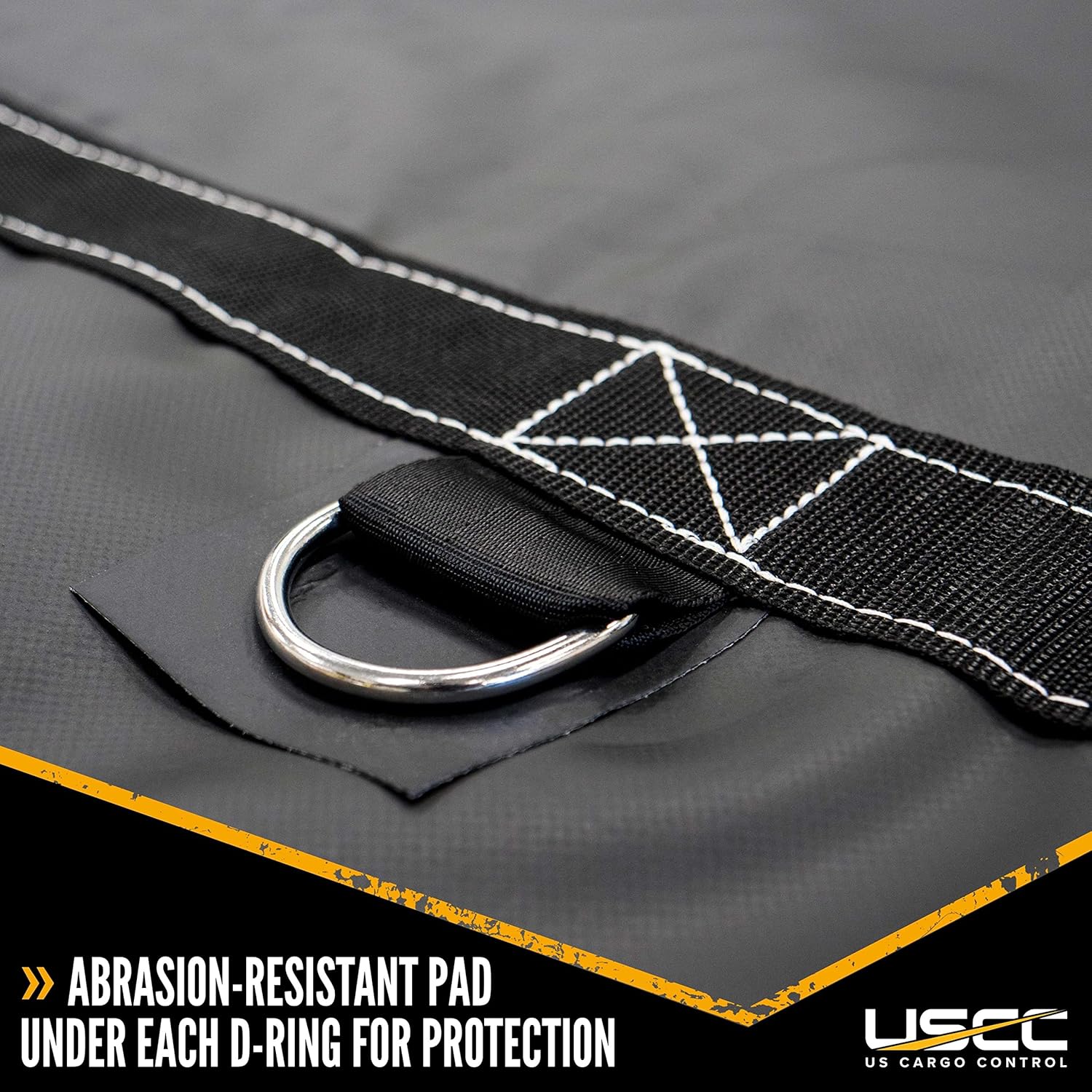 US Cargo Control 3 Piece Tarp - Heavy Duty Lumber Tarp - 18 Ounce PVC-Coated Polyester Waterproof Material - Durable Protection for Your Flatbed Truck Cargo from Wind, Rain, Snow, and Sun