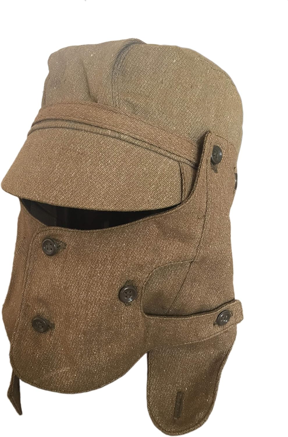 USSR Soviet Army Military Afghanistan War Combat Cap Hat Mask Syriyka with Removable Face Protection Cover
