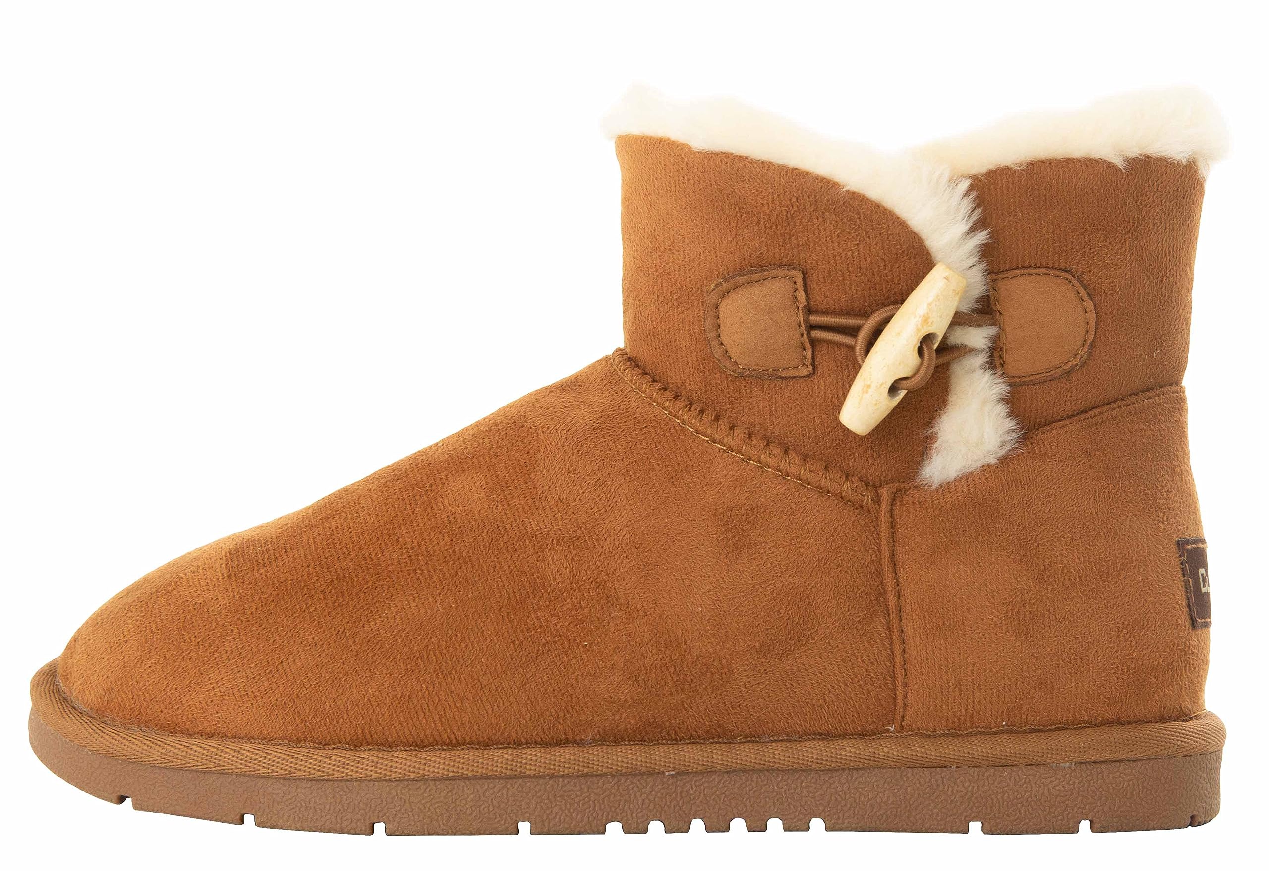 CLPP'LIWomen's Mini Bailey Button Snow Boots