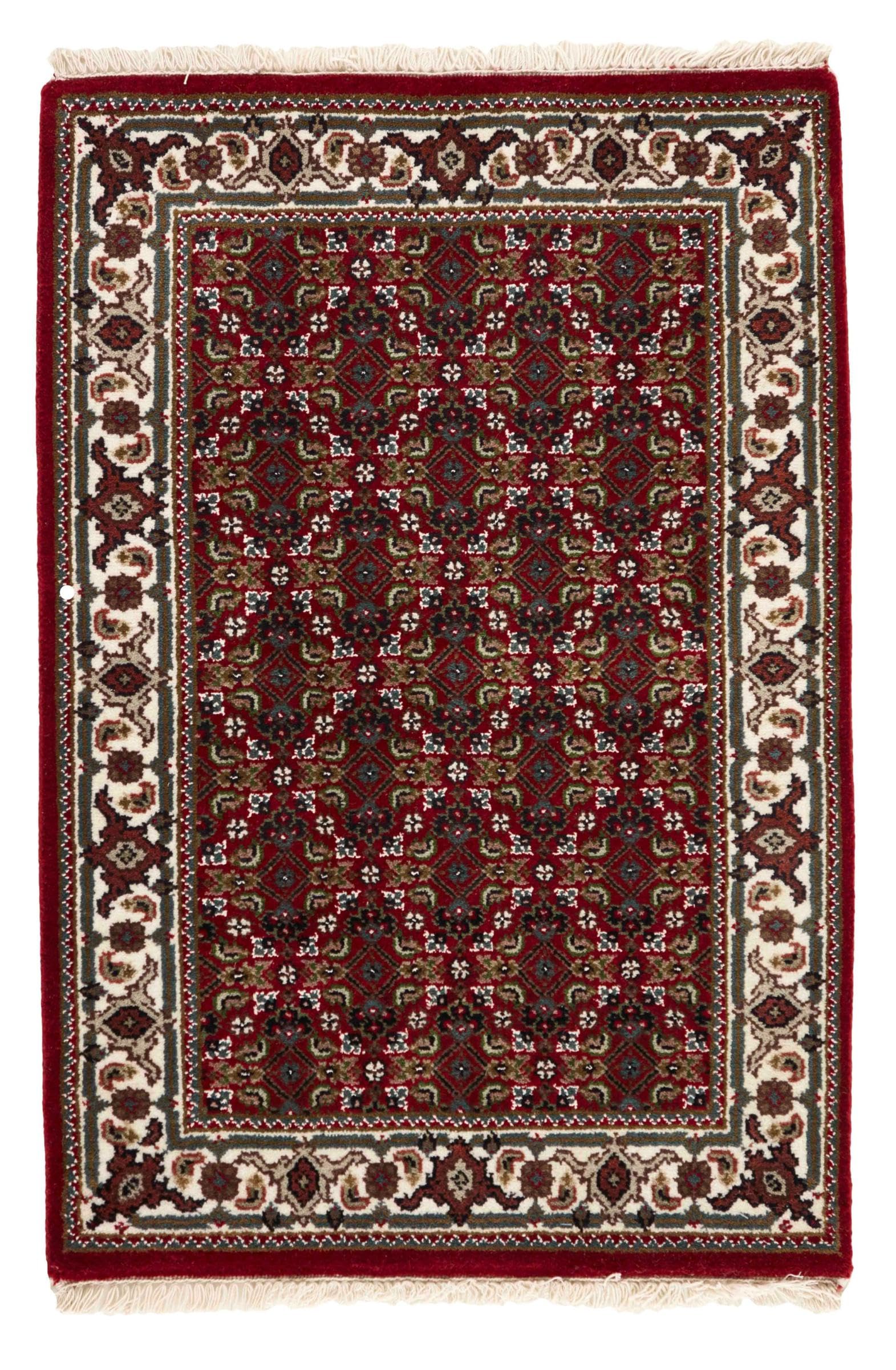 Tapis d'Orient Indo Tabriz en laine pour isoler et décorer un sol