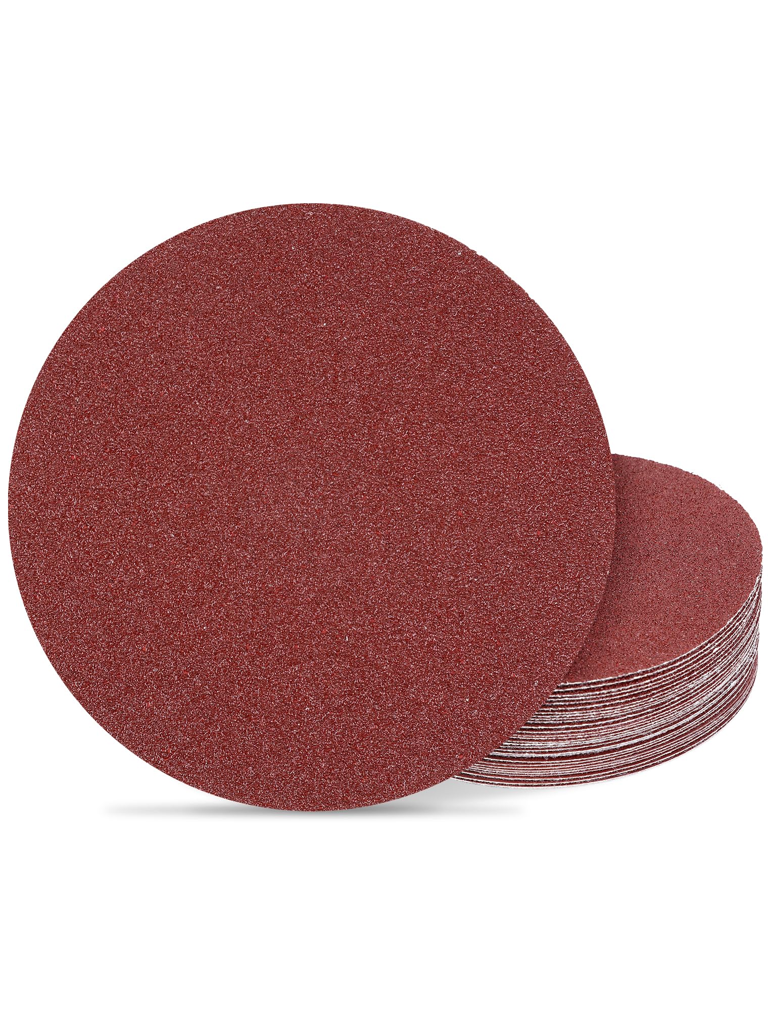 150mm Exzenter Schleifpapier 40 Körnung, 150mm Schleifscheiben 6 inch Schleifblätter für Holzwerkstoffe Spanplatte Metall Holz(25 Stück)