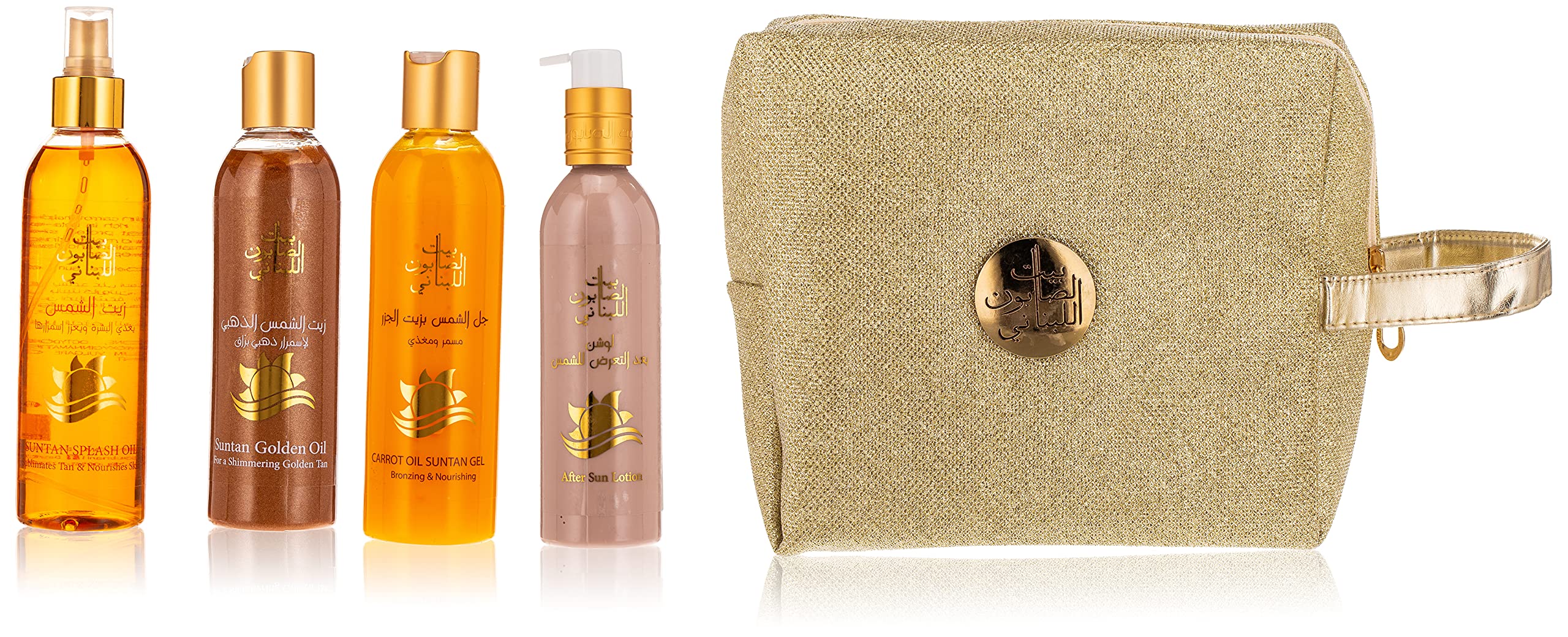 Buy Bayt Al Saboun Al Loubnani Suntan Carrot Set, Suntan Golden Oil 250
