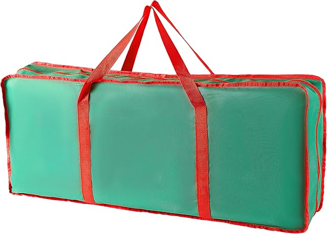 REDSTAR Christmas Storage Bag For Wrapping Paper and Decorations Fabric Gift Wrap Organiser for Wrapping Paper, Ribbons and Bows