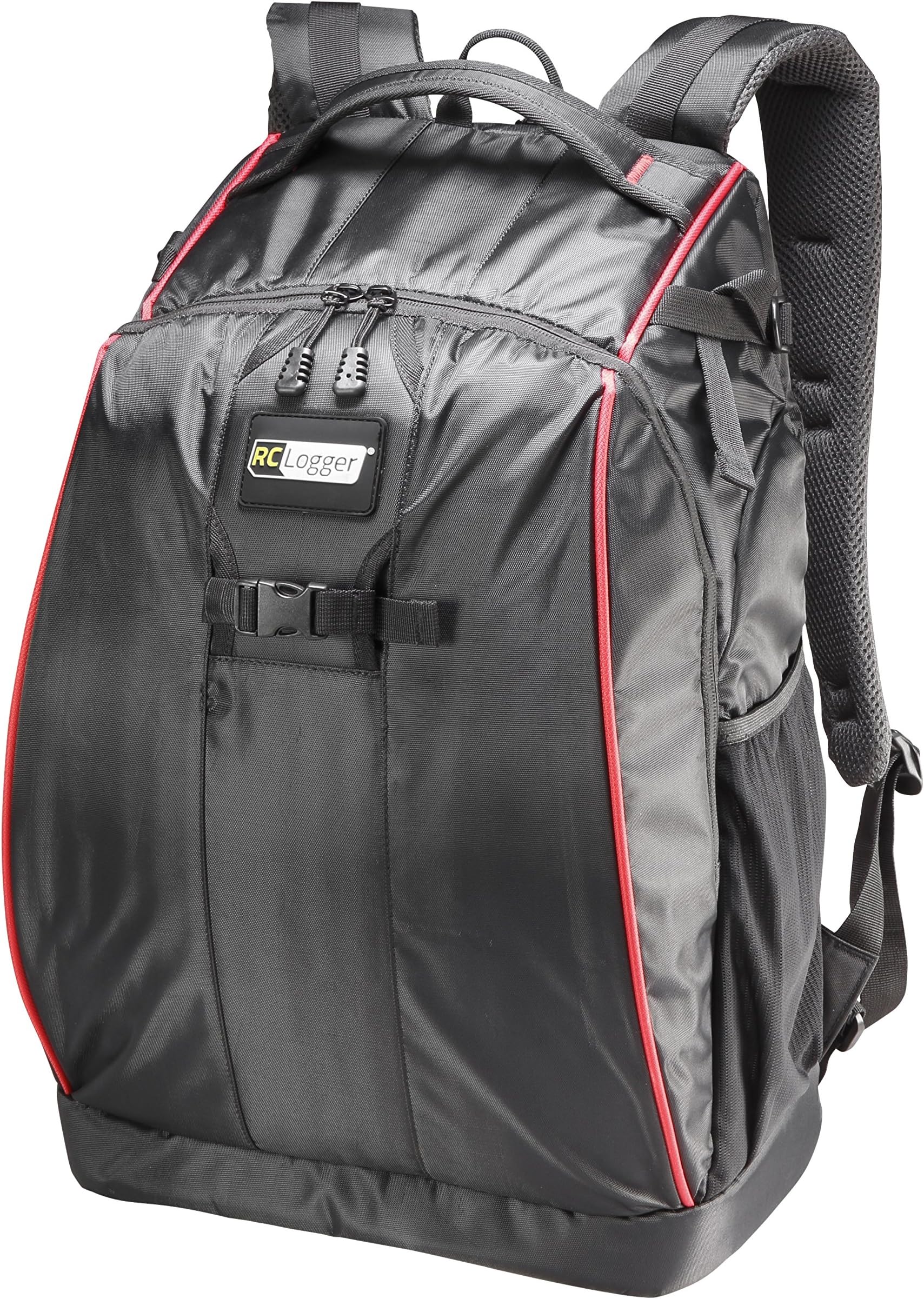 RC Logger Waterproof Nylon Backpack with Fully Customizable Inside for 350-sized Drones and Cameras with A High Wearing Comfort