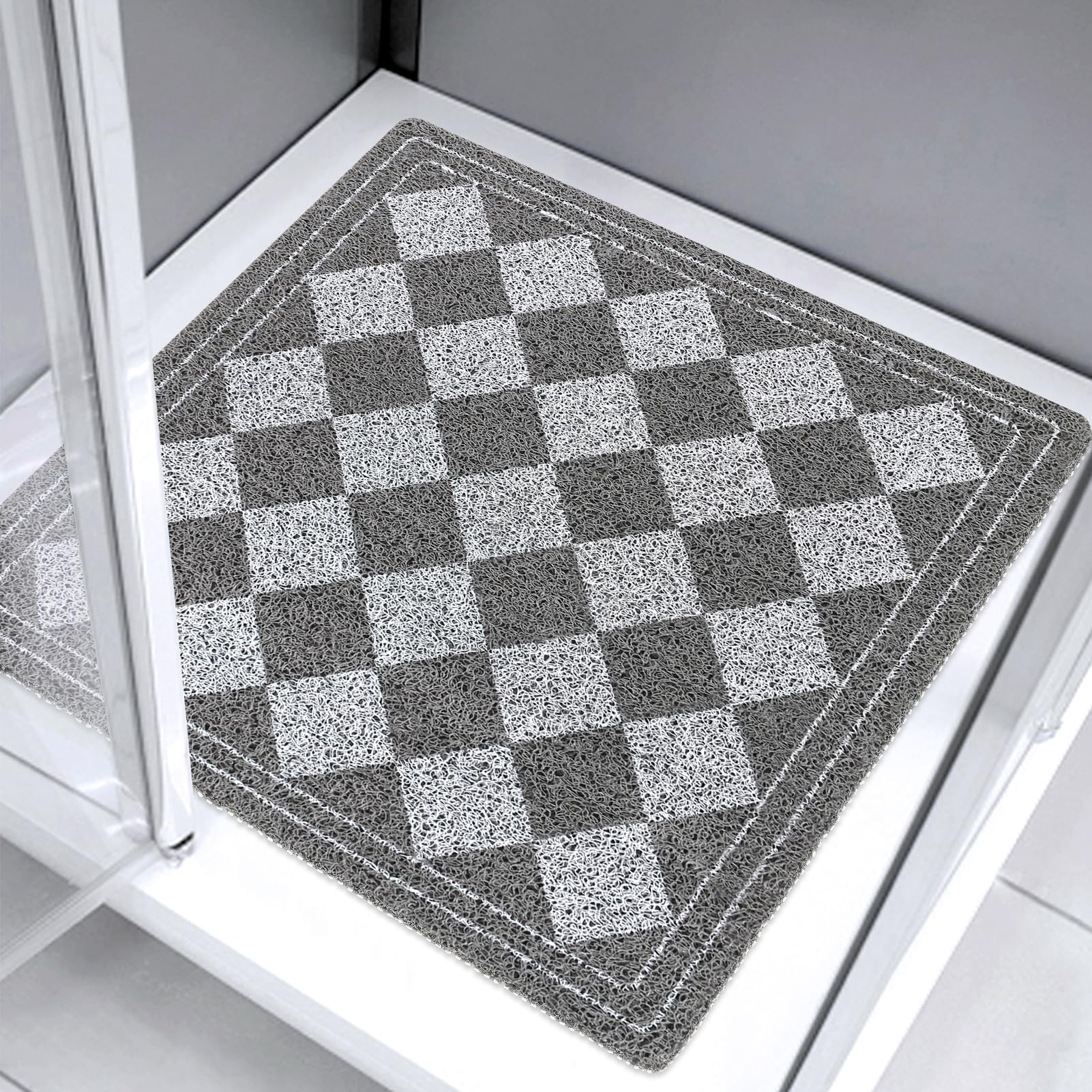 Tappetino Doccia Quadrato Antiscivolo Antimuffa, 60 x 60 cm