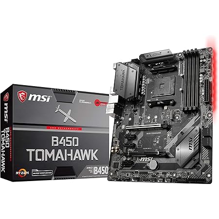 MSI Arsenal Gaming AMD Ryzen 2ND and 3rd Gen AM4 M.2 USB 3 DDR4 DVI HDMI Crossfire ATX Motherboard (B450 TOMAHAWK MAX II)
