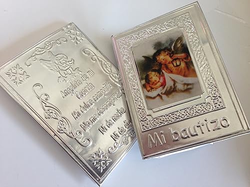 Miniatura 4 de Bautismo Favors Baby Pink 12pcPrayer Books cubierto en grabado en relieverecuerditos de bautizo en grabado en relieve libritos de oracion