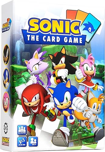 Steamforged Games Sonic El juego de cartas. Juega como Sonic, Shadow, Knuckles, Tails, Amy, o Blaze. 2-6 jugadores 20-30 minutos tiempo de juego.