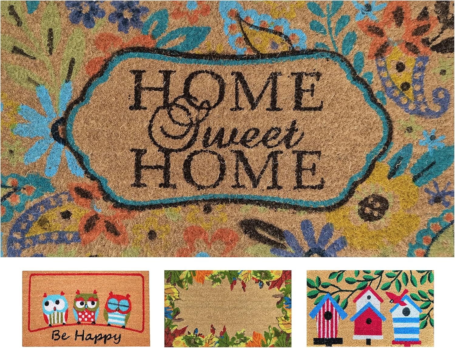 Coir door mat, inside and outside door mats, mat, indoor and