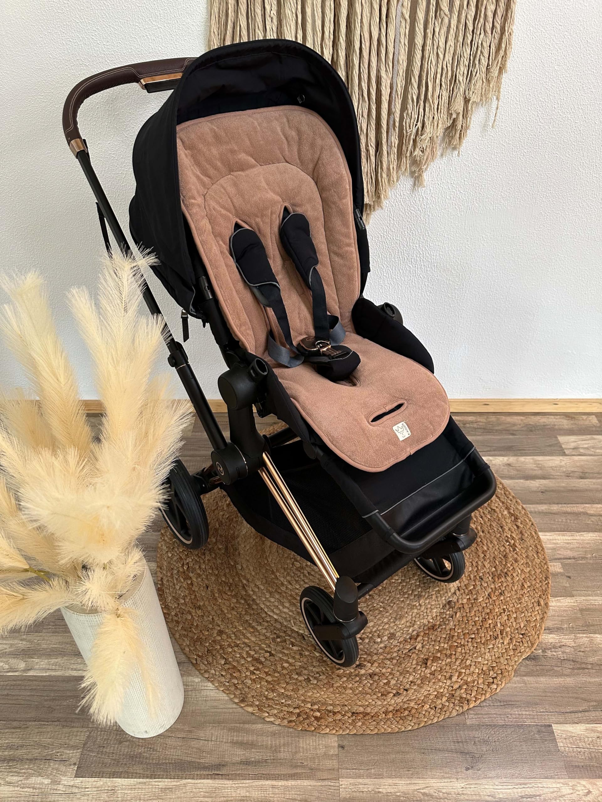 Kaiser 65376 TERRY KINDERWAGENEINLAGE SOMMER (butternut)