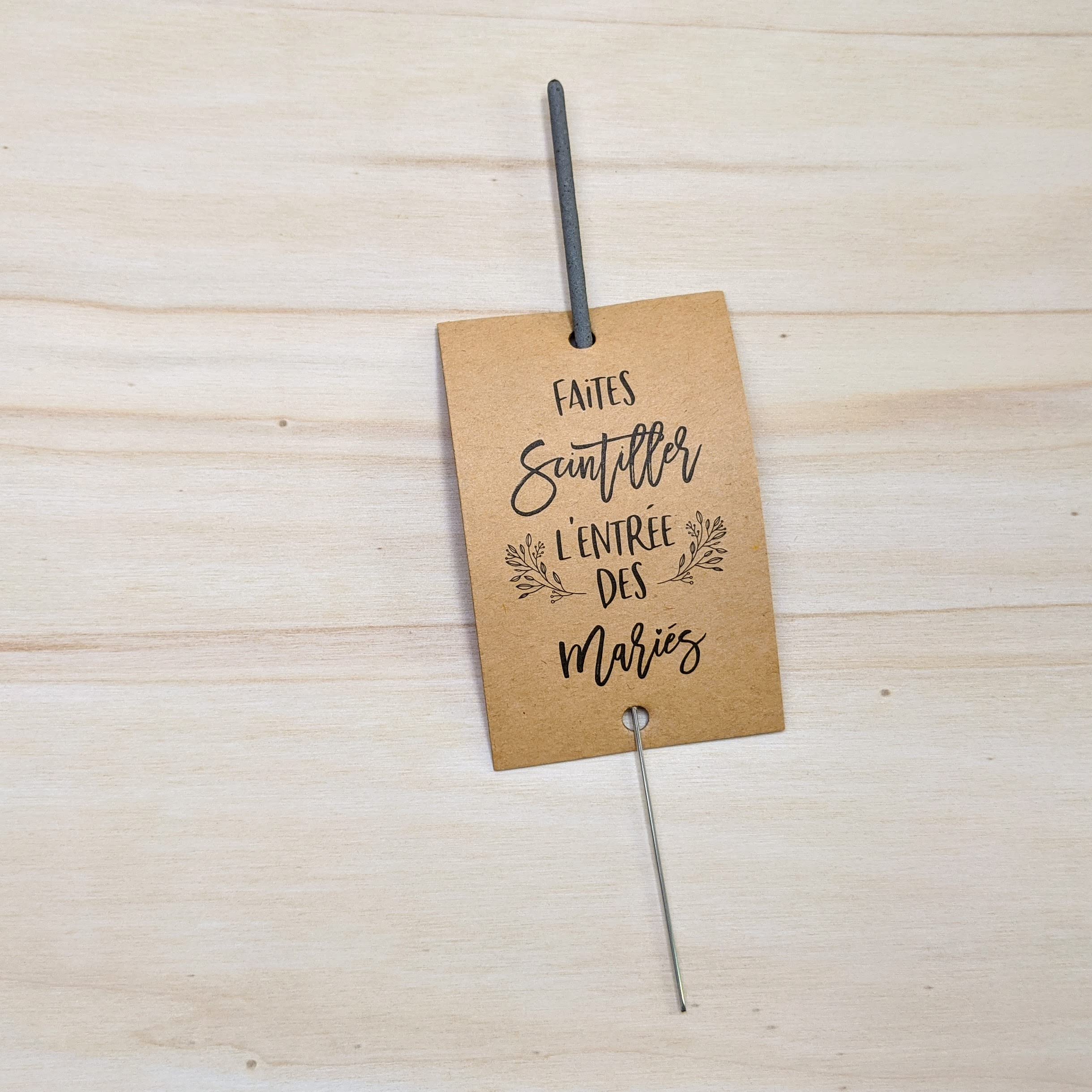Étiquettes Cadeaux Invités Mariage 100 Pièces - Étoiles Scintillantes Décoration Cierge Magique