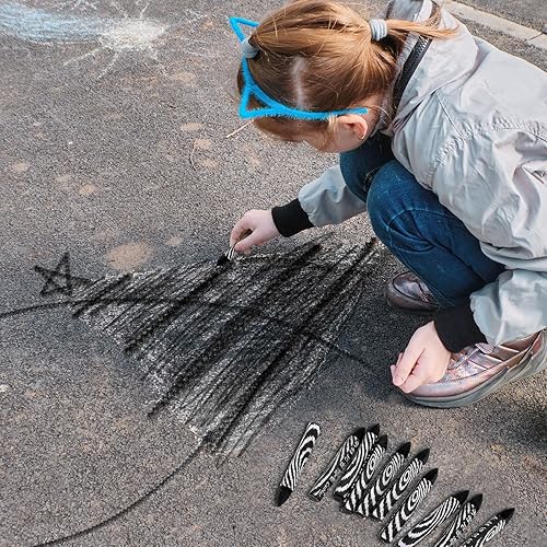 Miniatura 5 de Tudomro Paquete de 24 lápices de cera para marcado de madera, crayones de dibujo para marcar en tela, madera, metal, madera, cartón, cerámica,