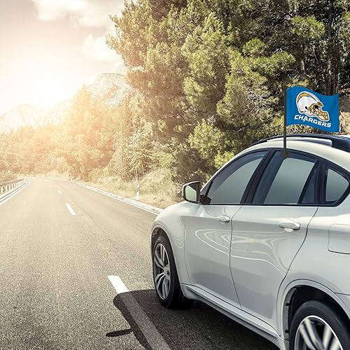 Miniatura 247 de Rico Industries NFL - Bandera de doble cara para automóvil, accesorio para auto B07NHSRDX2