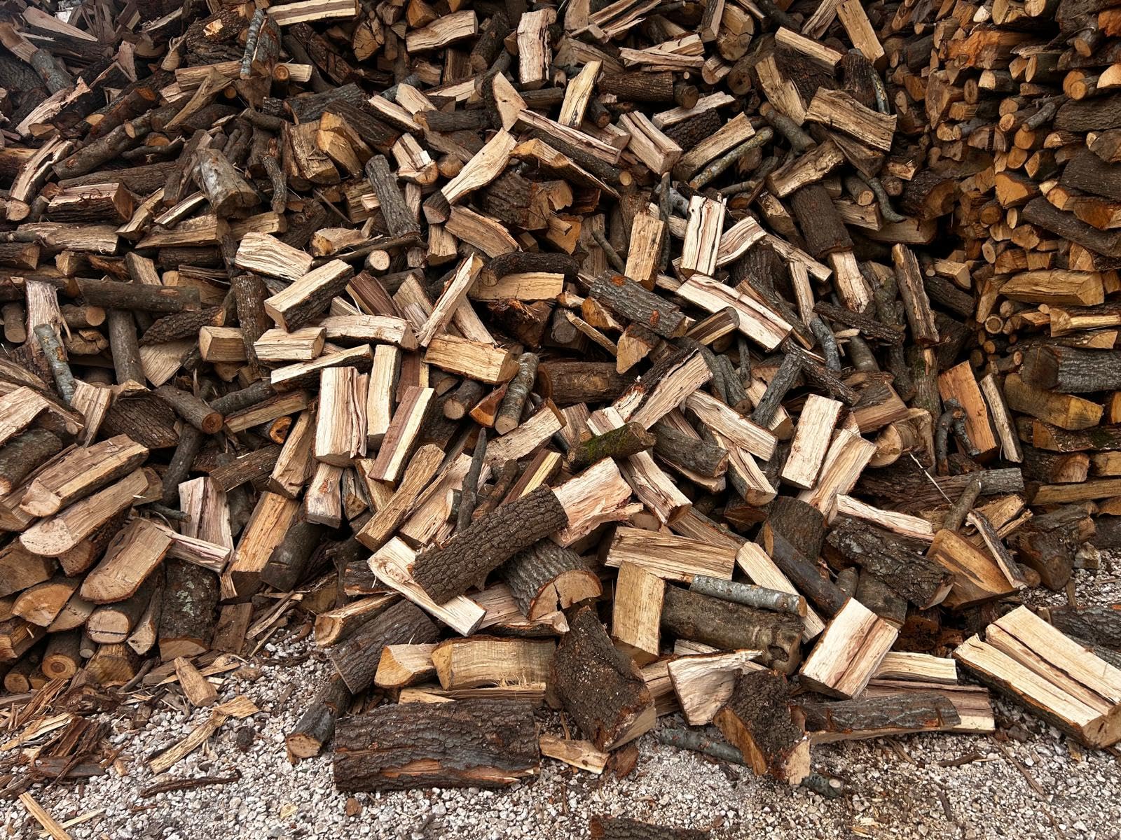 Legna da Ardere di Quercia Stagionata per Camino Stufa e Barbecue,10 kg Essiccata