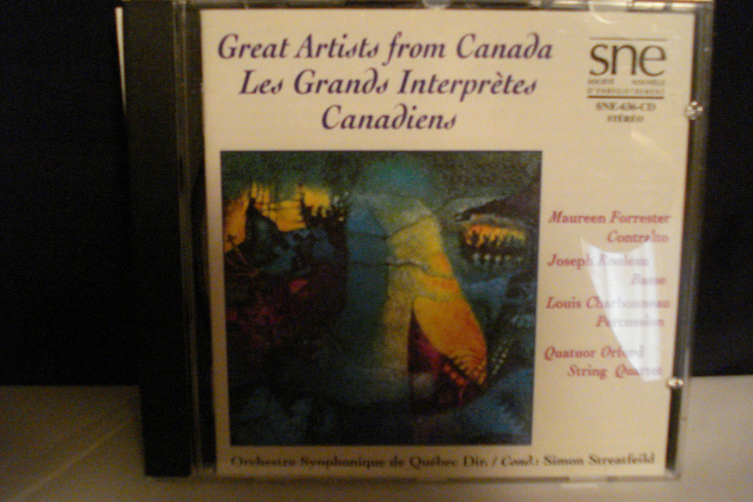 Great Artists From Canada [Audio CD]