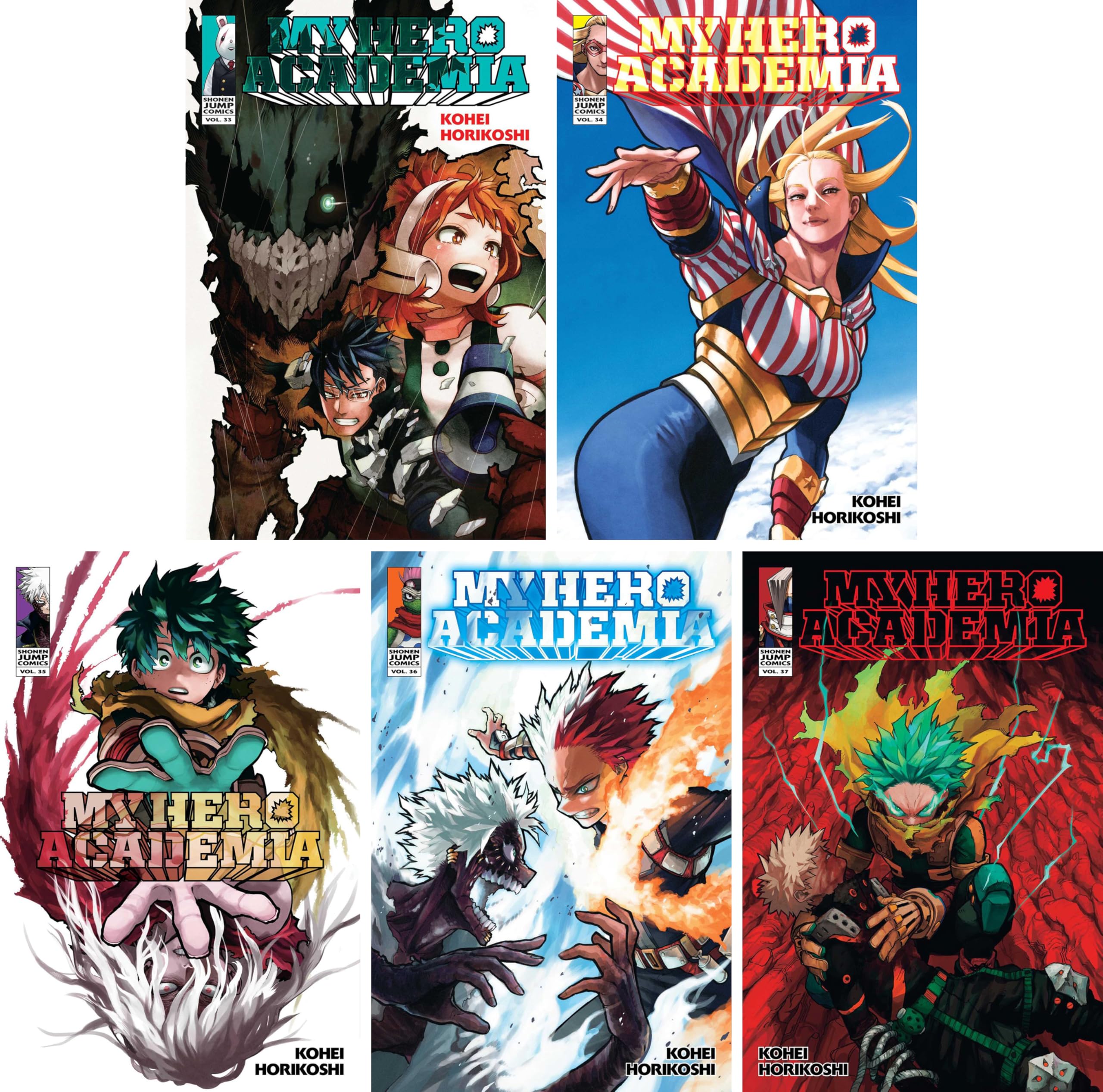 My Hero Academia Series (Volumes 21-41) Manga Set, by Kohei Horikoshi (21 Books)