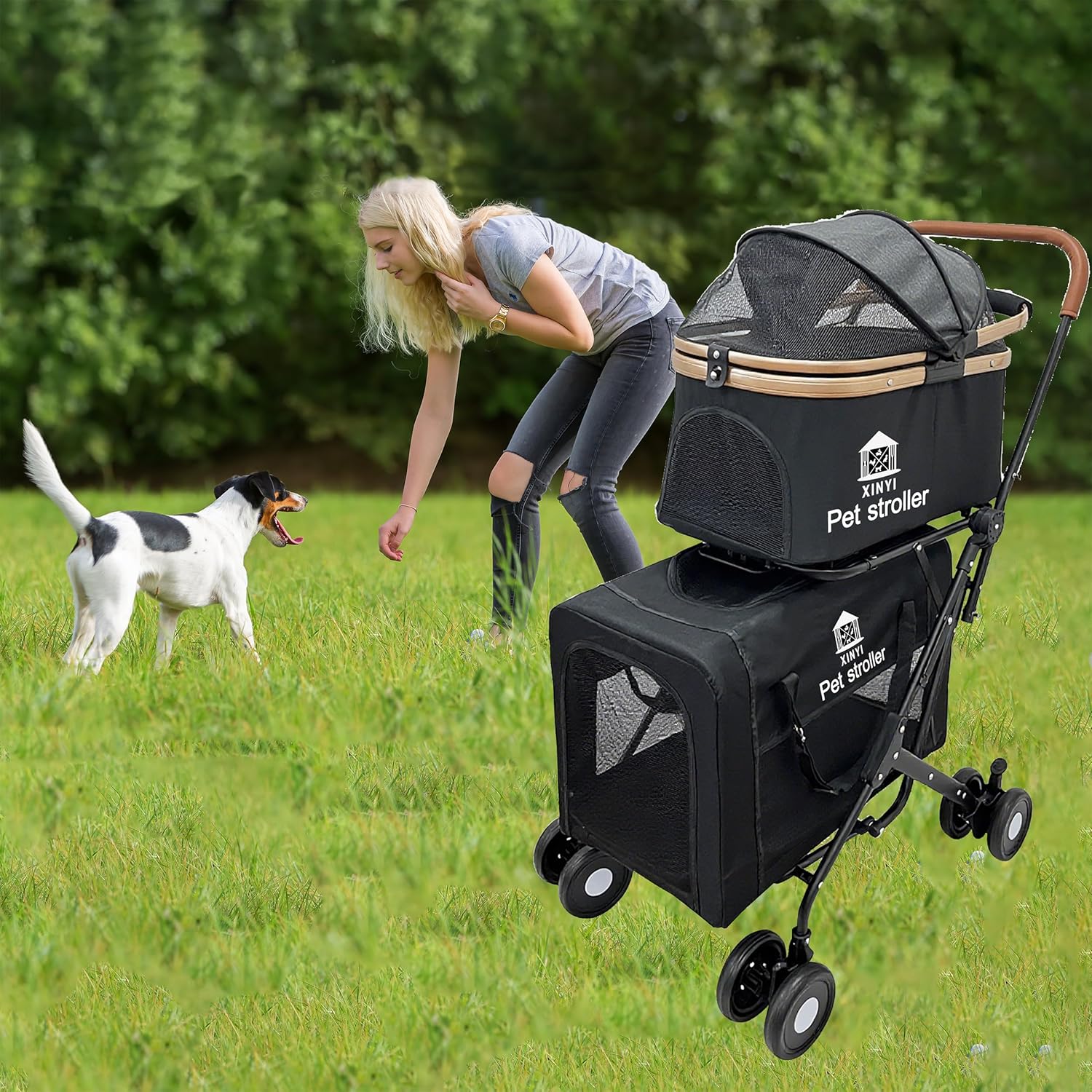 Explore the Outdoors: XL Extra-Large Double Pet Stroller Review