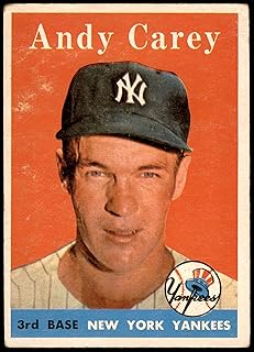 1958 Topps # 333 Andy Carey New York Yankees (Baseball Card) GOOD Yankees