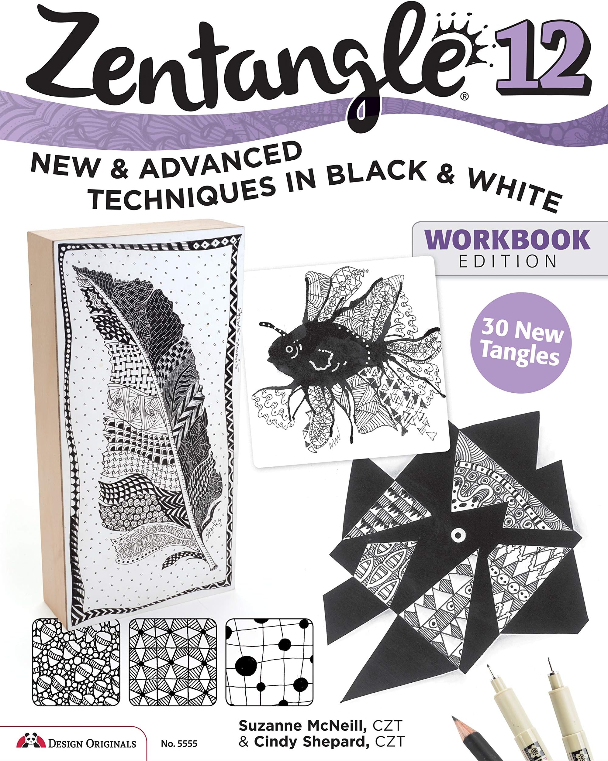 Zentangle 12: New and Advanced Techniques in Black & White