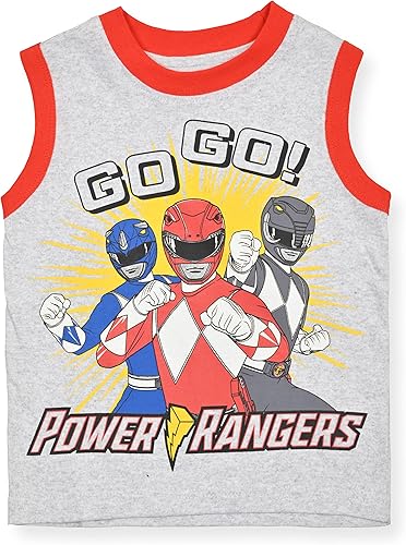 Miniatura 2 de Power Rangers - Paquete de 2 camisetas sin mangas para niños pequeños
