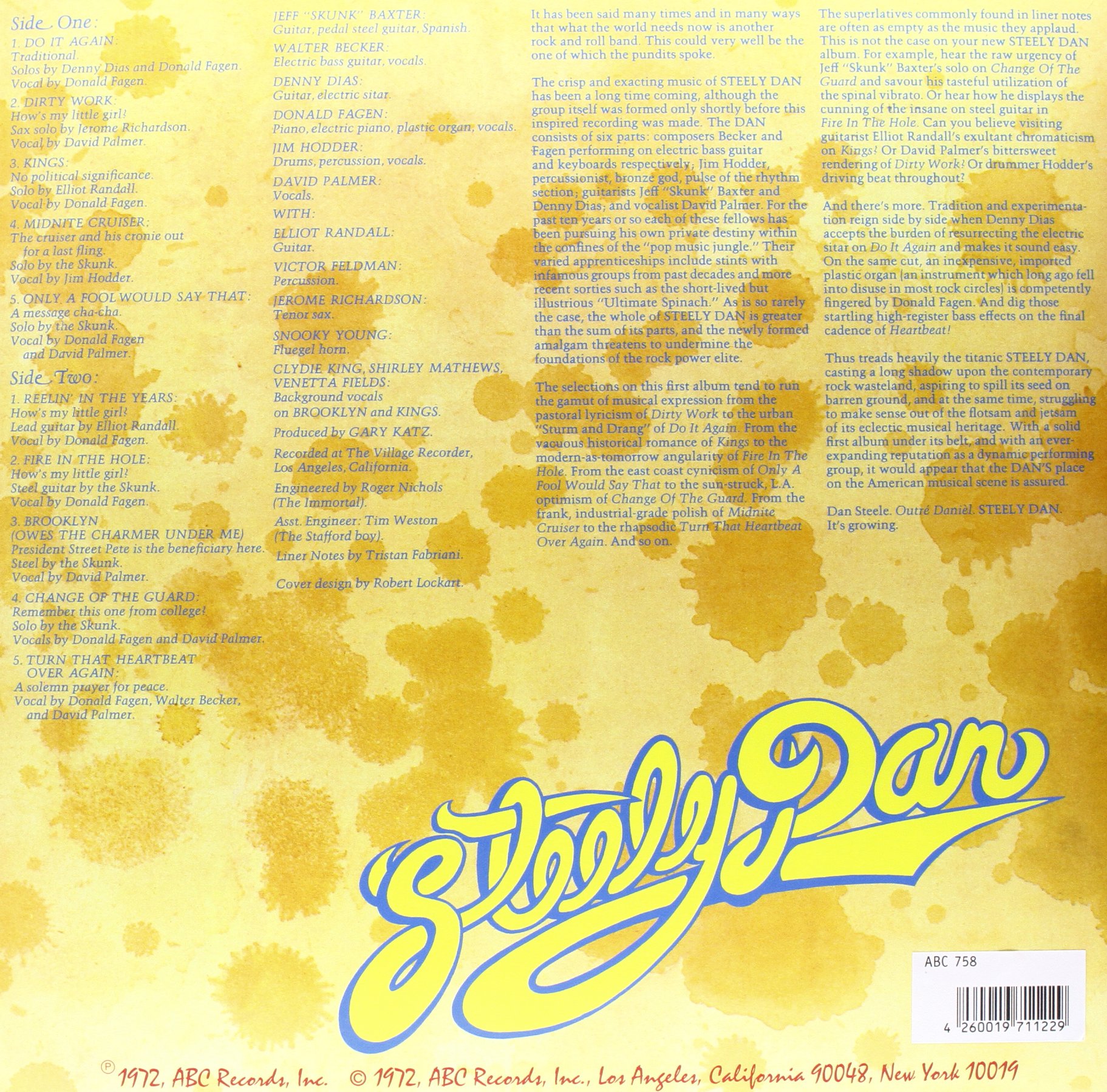 Steely Dan: Can T Buy a Trill