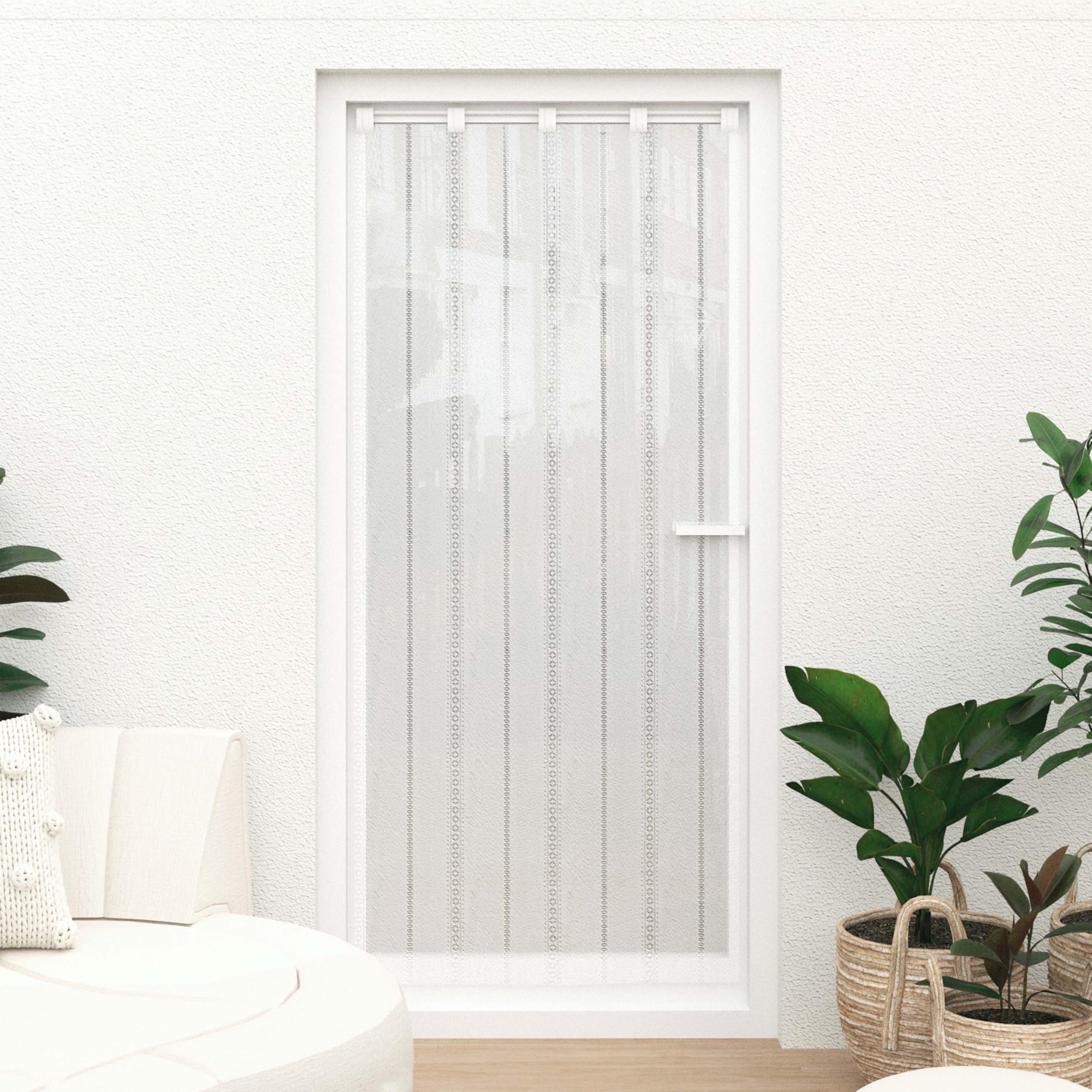 Soleil d'ocre, Door Window Curtain 90 x 200 cm Charlotte